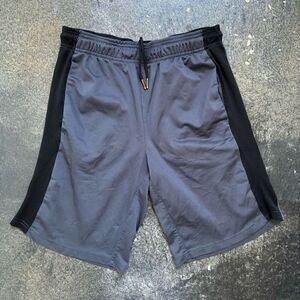 Reebok Grey/Black Activewear Shorts Elastic Waist Men’s Size Small Workout